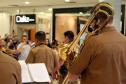 Curitiba, 11 de maio de 2019. Apresentação da Banda da PMPR em homenagem ao Dia das Mães.