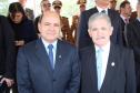 São Jose dos Pinhais, 20 de Maio de 2019. Dia do Patrono da PMPR. Secretario de Segurança general carbonell e Representante da Policia Paraguaia.