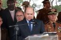 São Jose dos Pinhais, 20 de Maio de 2019. Solenidade alusiva ao Patrono da PMPR. Discurso do Secretário de Segurança Pública, General Carbonell.