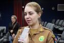 Curitiba, 06 de junho de 2019. Anivesário do 23º BPM. Foto: Sd. Veridiana, agraciada com medalha de bronze.