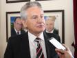 Curitiba, 19 de junho de 2019. Alto Comando da PMPR recebe homenagem na Camera municipal de Curitiba. Foto: entrevista Presidente da Camera Municipal Sabino Picolo.