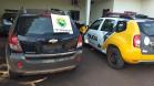 Um dia após roubo, PM recupera carro em Guaíra, no Oeste do estado
