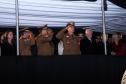 São José dos Pinhais, 05 de julho de 2019. Aspirantado turma 2019. Foto: Comandante-Geral da PMPR recebe as honras militares.