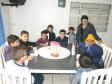 Crianças visitam quartel da PM em Coronel Vivida, no Sudoeste do PR