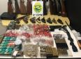 Quarta-feira é marcada por grande apreensão de armas de fogo e prisões no Noroeste do Paraná