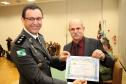 Curitiba, 02 de agosto de 2019. Formatura do CSP turma 2019. Foto: Deputado Federal Sargento Fahur faz a entrega do Diploma ao seu irmão, Ten.-Cel. QEOPM Marco Aurelio Fahur.