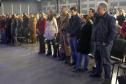 Curitiba, 04 de agosto de 2019.  Culto da Policia Militar Comunidade Alcance Foto: Comandante Geral Cel. Pericles de Matos e demais fieis da Igreja Comunidade Alcance.