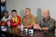 SESP visita forças de segurança no Verão Maior Paraná