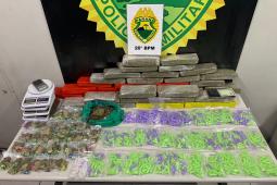  PM descobre crack, cocaína e maconha em ponto comercial no Tingui, em Curitiba
