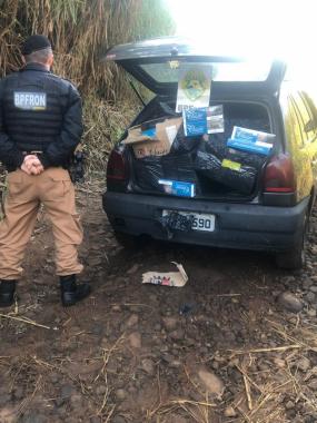 Diversas caixas de cigarro contrabandeado são apreendidas durante Operação Hórus, em Foz do Iguaçu (PR)