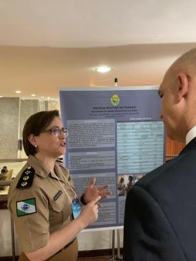 Programa de Saúde Preventiva da PM do Paraná é apresentado durante o Encontro Técnico Anual do Programa Qualidade de Vida em Brasília