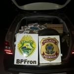 Mais de 20 mil pacotes de cigarros são apreendidos pelo BPFron durante operações policiais no Oeste do estado