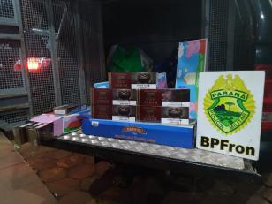 BPFron encontra cigarros contrabandeados dentro de brinquedos durante fiscalização em Cascavel