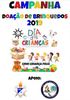 Corpo de Bombeiros e Polícia Militar iniciam atividades para doações para o Dia das Crianças na RMC