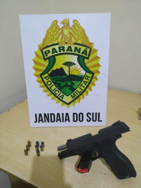 Durante abordagem, PM prende homem e apreende pistola no Norte Pioneiro