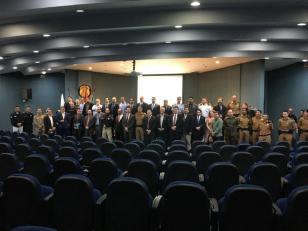 PM se reúne com Gabinete de Segurança da Presidência para ampliar práticas de segurança na fronteira do Estado, em Foz do Iguaçu (PR)