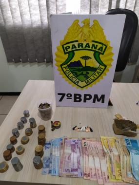PM prende quatro pessoas e apreende drogas e dinheiro durante o cumprimento de Mandados Judiciais no Noroeste do estado