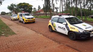 Após cometer roubo e atear fogo a uma propriedade rural, trio é rapidamente contido pela PM em Farol, no interior do Paraná