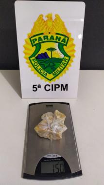 Trio é preso pela PM e 150 gramas de crack são apreendidos após denuncia em Cianorte (PR)