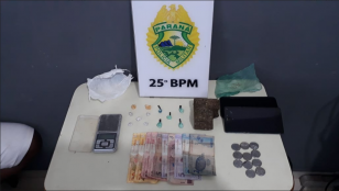 PM prende suspeitos de tráfico de drogas em Umuarama (PR), Noroeste do Estado