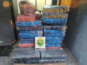 Durante Operação Hórus, BPFron prende homem e apreende mais de meia tonelada de maconha em Foz do Iguaçu (PR)