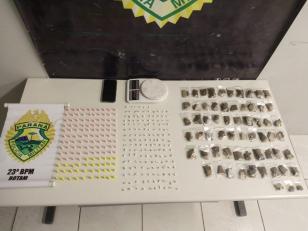 Na CIC, PM apreende drogas e encaminha casal envolvido com o tráfico