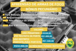 banner apreensão de arma de fogo