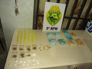 Cinco pessoas com envolvimento no tráfico de drogas são presas em Londrina (PR)