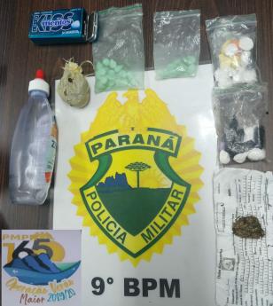 PM prende trio e apreende comprimidos de ecstasy, cocaína e maconha no Balneário Caiobá, em matinhos (PR)