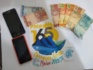  PM encaminha trio e apreende comprimidos de ecstasy em Pontal do Paraná (PR) 