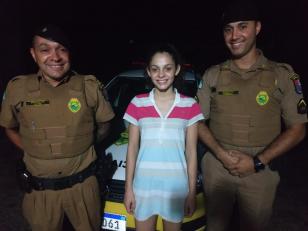 Policiais militares salvam menina com crise de asma, em Colombo (RMC)