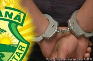 PM cumpre Mandado de Prisão e prende homem em Matinhos, no Litoral do estado