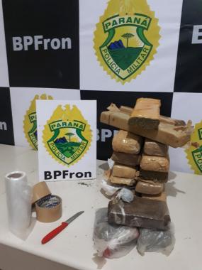Equipes do BPFron apreendem mais de 11 quilos de maconha e pedras de crack no Oeste do estado