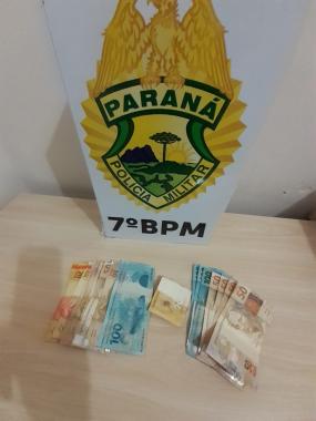 ­PM encaminha suspeitos de furto à estabelecimento e recupera pertences em Moreira Sales (PR)