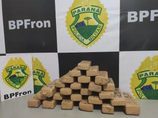 Mulher é presa pelo BPFron com 15 quilos de maconha no Oeste do estado