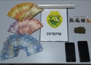 PM prende homem e apreende maconha e dinheiro na Lapa