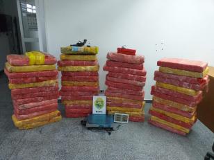 Mais de meia tonelada de maconha é apreendida pelo BOPE em Campo Largo, na RMC