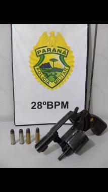 Equipe da ROTAM prende dupla e apreende arma de fogo na Lapa (PR)