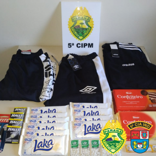 PM prende homem logo após tentar roubar roupas em loja em Cianorte (PR)