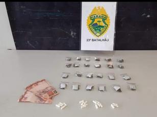 Na CIC, PM prende homem por tráfico de drogas e retira de circulação maconha e cocaína