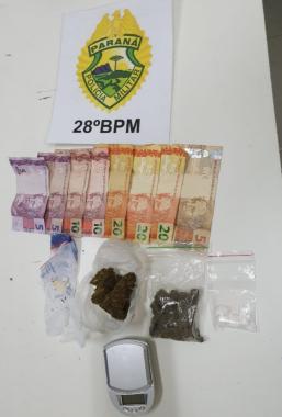 Casal é preso por envolvimento com roubo e tráfico de drogas na Lapa, no Sudeste do estado