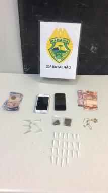 Na CIC, PM prende homem e apreende 22 pinos de cocaína durante patrulhamento de rotina