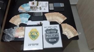 Na Lapa, PM e Polícia Civil prendem seis pessoas e apreendem seis armas de fogo durante cumprimento de Mandado Judicial