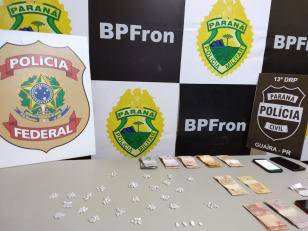 No Oeste do estado, PM apreende mais de 240 porções de drogas ao cumprir Mandado de Busca e Apreensão