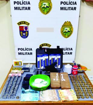 ROTAM prende homem envolvido com o tráfico e apreende mais de R$ 7 mil em Ivaiporã (PR)