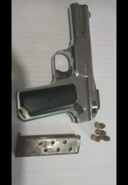 Pistola e munições são apreendidas durante ação da PM na Lapa (PR), no Sudeste do estado