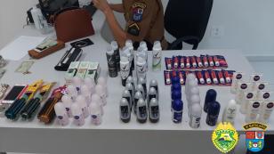 Três mulheres são presas pela Polícia Militar após furtarem em diversas farmácias em Paranaguá, no Litoral do estado