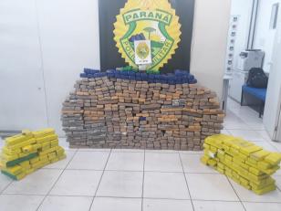Mais de 400 kg de maconha são apreendidos em Curitiba (PR); três suspeitos são presos