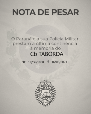 Cabo PM Sergio Ricardo Taborda Ribas