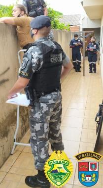 No Noroeste do estado, equipe do Choque salva vida de homem que atentou contra a própria vida